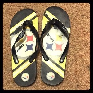 Steelers flip flops